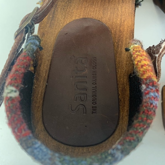 Sanitas Wood Gerda Brown Clogs .Size 8.5 .Preo-owned.Good condition.Classic ❤️ - Picture 6 of 9
